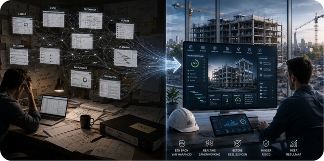 Van versnipperde processen naar één digitaal bouwproces
